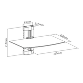 Skilltech DVD/Receiver Shelf SH-06D